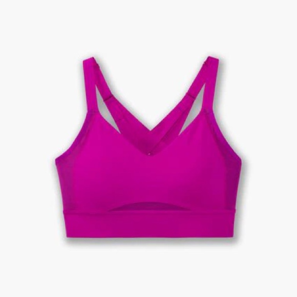 Brooks Interlace Sports Bra Magenta Size 36 C/D